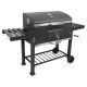 4. XXL charcoal grill, cast iron grate, 78x42.5cm