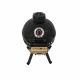 4. Kamado Bono Picnic Ceramic Grill 13” Kamado barbecue/grill Cart Charcoal (fuel) Black