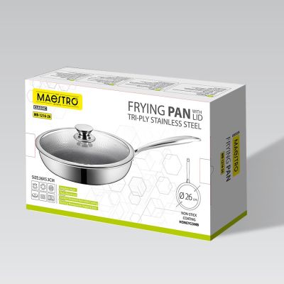 5. Frying pan with lid 26cm MR-1216-26 MAESTRO