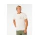 Men's RIP CURL Vaporcool Search 3 Stacks Tee White