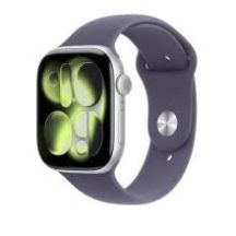 Apple Watch Series 11 GPS 42mm Silver Aluminum Case with Purple Fog Sport Band - S/M