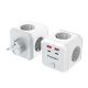 2. Wozinsky WKZ-4B Power Cube 3x AC 2x USB-A 2x USB-C PD 20 W 4000 W - White