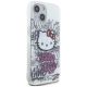 4. Hello Kitty IML Kitty On Bricks Graffiti case for iPhone 15 - white