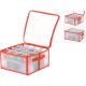 10. CHRISTMAS BAUBLE STORAGE BOX 34X34X17CM