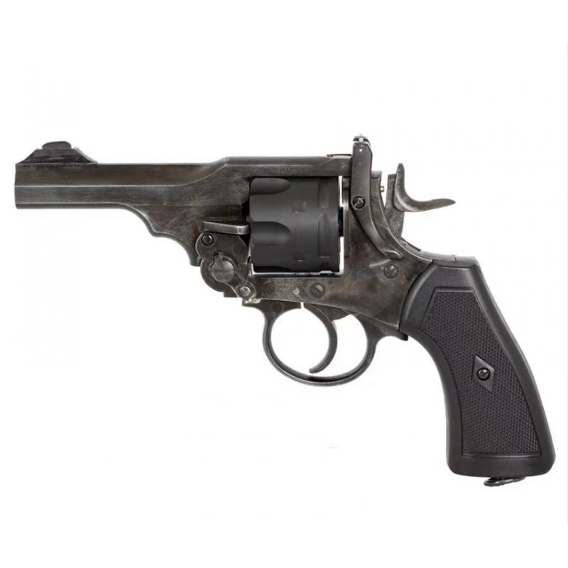11. WEBLEY MKVI .455 Police revolver, cal. 5.5 mm, Diabolo, 6-shot cartridges, 4" barrel, CO2 Battlefield Ekp do17J