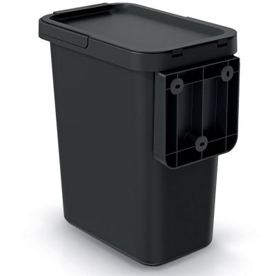 4. WASTE BIN 12 L SYSTEMA SORTIBOX BLACK RECYCLING