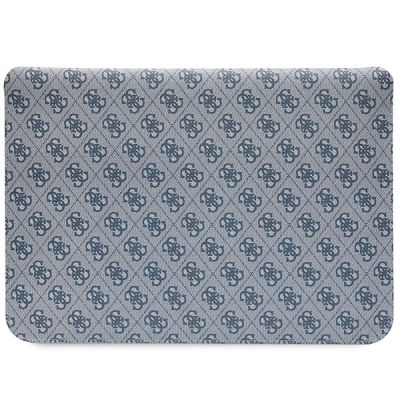 3. Guess 4G Stripe Metal Logo case for a 14" laptop - blue
