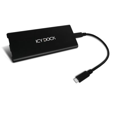 11. Icy Dock MB861U31-1M2B Hard Drive Enclosure SSD Case Black M.2