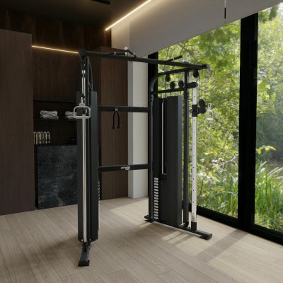 32. VIRTUFIT CC100 CABLE CROSSOVER - DOUBLE ADJUSTABLE PULLEY - FUNCTIONAL TRAINER