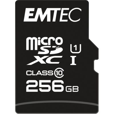 2. Emtec EliteGold 256 GB MicroSDXC UHS-I Class 10