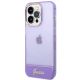 2. Guess Translucent Case for iPhone 14 Pro Max - Purple