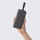7. Cuktech LPB200N 40W 20000mAh Powerbank with Integrated Cable - Gray