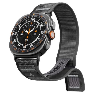2. Spigen Athlex Air Strap for Samsung Galaxy Watch Ultra 47mm - Black and Gray