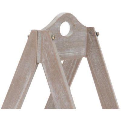 5. FOLDABLE WOODEN FLOWER STAND 3 SHELVES