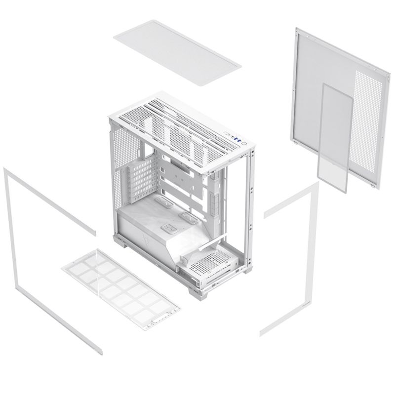 11. MODECOM VOLCANO STELLAR PLUS MIDI CASE WHITE