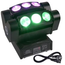 LIGHT4ME SPIDER HEAD 6x10 disco effect head movement