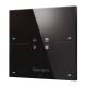 Grenton smart panel / 4 touch fields / OLED display / TF-Bus / black glass front
