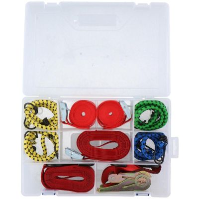 7. RUBBER TAPES FOR SECURING LUGGAGE HOOKS 8 PCS DUNLOP BOX