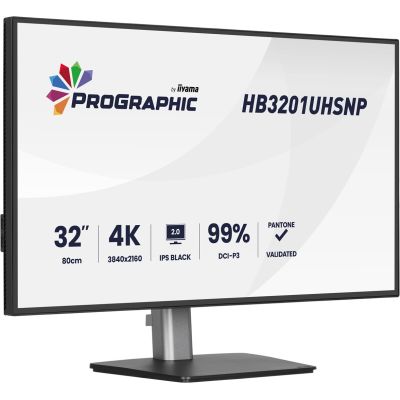3. iiyama ProGraphic HB3201UHSNP-B1 computer monitor 80 cm (31.5") 3840 x 2160 px Black