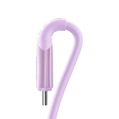 2. Joyroom S-A59 Vibrant Series 3A USB-A - USB-C Cable 1.2m - Purple
