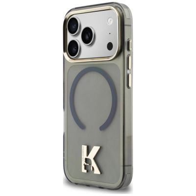 2. Karl Lagerfeld IML K Head Logo MagSafe Case for iPhone 17 Pro Max - Black