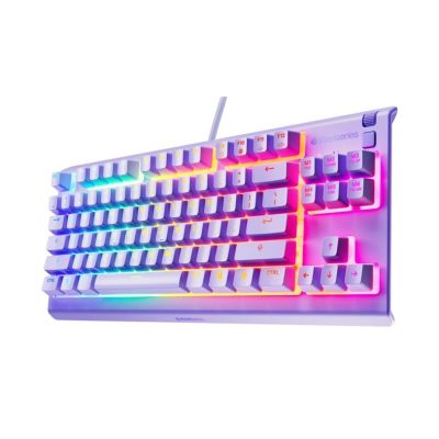 SteelSeries Apex 3 TKL US Keyboard, Lavender