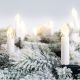 9. CHRISTMAS TREE LIGHTS CANDLES TIMER REMOTE CONTROL 10 LED WARM WHITE