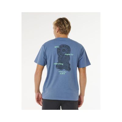 3. Men's RIP CURL Search Sundial Tee Blue