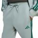 4. Men's adidas Essentials 3-Stripes Fleece Pants Mint KD4836