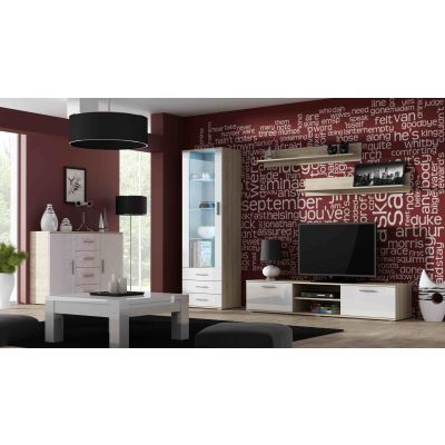 11. Shelf 125cm (2 pcs) SOHO Sonoma oak matt