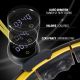 7. HHM21 HULA HOP BLACK/YELLOW WITH MAGNETS, TPE PROTECTION AND WEIGHT + HMS COUNTER