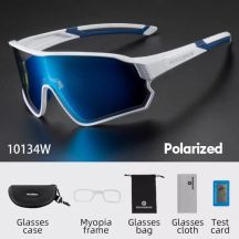 Rockbros polarized sports glasses white and blue