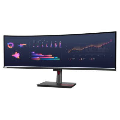 4. Lenovo ThinkVision P49w-30 Computer Monitor 124.5 cm (49") 5120 x 1440 px Dual WQHD LED Black