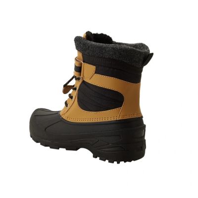 4. Lee Cooper children's winter boots, brown insulated snow boots with Velcro