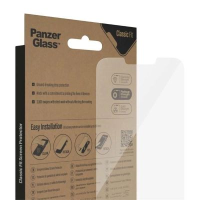 5. PanzerGlass Classic Fit antibacterial glass for iPhone 14 Plus / 13 Pro Max