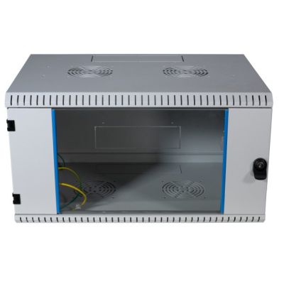 2. EFB 19" Wandgeuse 6HE, fest, 1-teilig, RAL7035, T=500