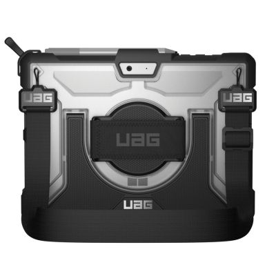 2. UAG Plasma - protective case with built-in stand and hand and shoulder strap for Microsoft Surface Go 1/2/3/4 G (ice)