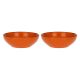 Set of 2 Concerto Arancione Salad Bowls - Orange, 26 cm