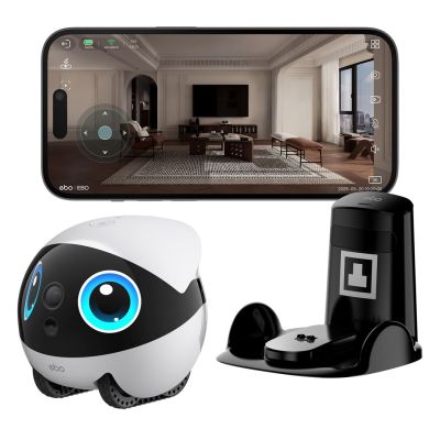 8. ENABOT Ebo AIR 2 Plus robot - home companion with monitoring and video calls function (white)