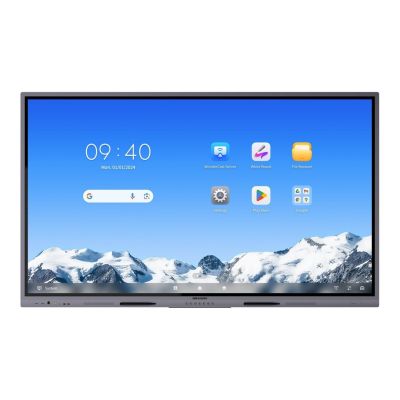 3. Hikvision DS-D5C75RB/A2L signage display Interactive flat panel 190.5 cm (75") LED Wi-Fi 480 cd/m2 4K Ultra HD Gray Touchscreen Embedded processor Android 16/7