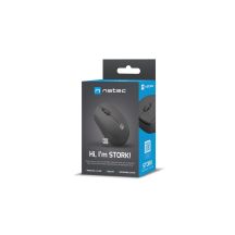 NATEC WIRELESS MOUSE STORK 1600DPI BLACK NMY-2000