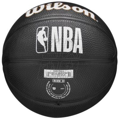 2. Wilson Team Tribute New York Knicks Mini Ball WZ4017610XB basketball