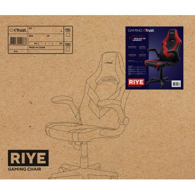 7. TRUST GXT703R RIYE gaming chair red (24986)