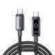 Joyroom S-A55 StarFlight cable 100W USB-C - USB-C 1.2m - black