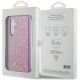 8. Guess Glitter Script case for Samsung Galaxy S24+ - purple