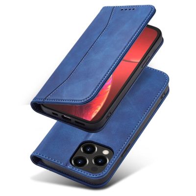4. Magnet Fancy Case Case for iPhone 13 Pro Pouch Card Wallet Card Stand Blue
