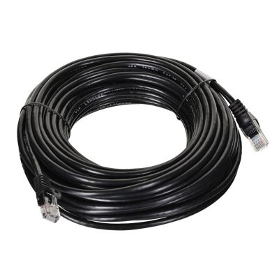 2. UTP patch cord Lanberg PCU5-10CC-1500-BK (RJ45 - RJ45 ; 15m; UTP; cat. 5e; black color)