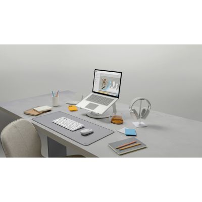 3. Logitech 920-012204 Keyboard Mouse Included Universal RF Wireless + Bluetooth QWERTZ German White