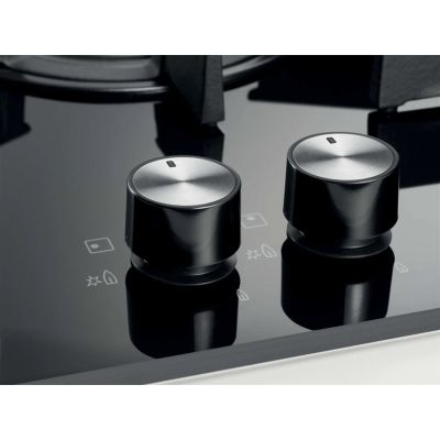 9. Electrolux EGC3322NVK Cooktop Black Built-in Gas 2 Zone(s)