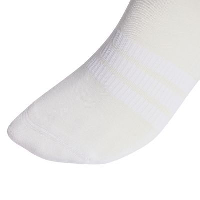 3. adidas Cushioned Crew Essentials Socks 6-Pack, White KE5498